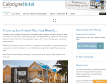 Tablet Screenshot of calodynehotel.com